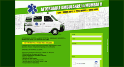 Desktop Screenshot of ambulanceinmumbai.com